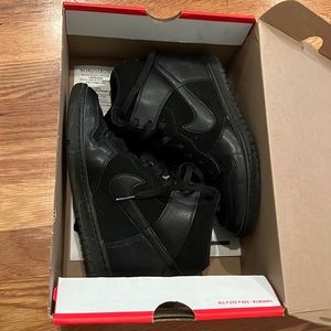 Nike dunk ski hi sneaker 8M leather & suede